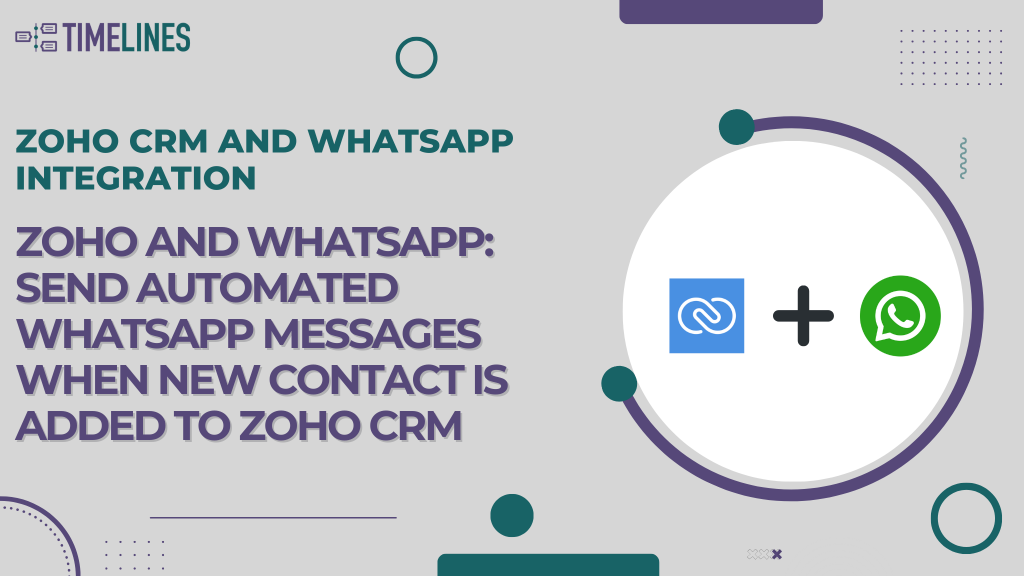 WhatsApp Zoho entegrasyonu 1 1